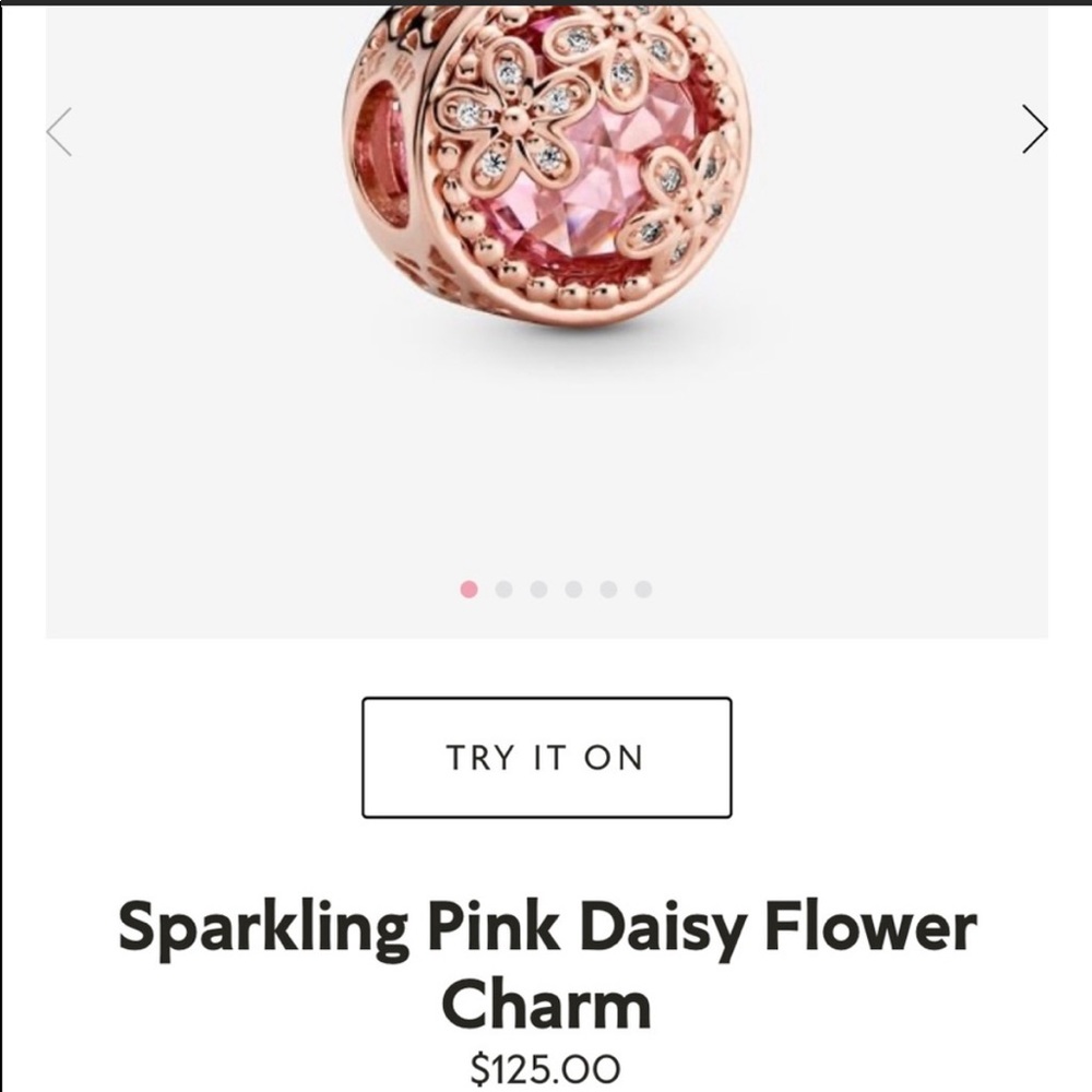 Spanking Daisy pandora charm